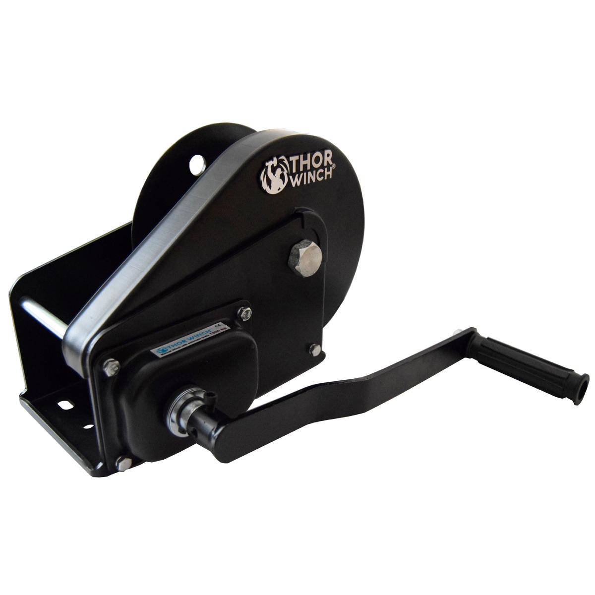 Spil 1500Kg manuel Thor Winch 1500Kg, automatisk bremse, uden wire