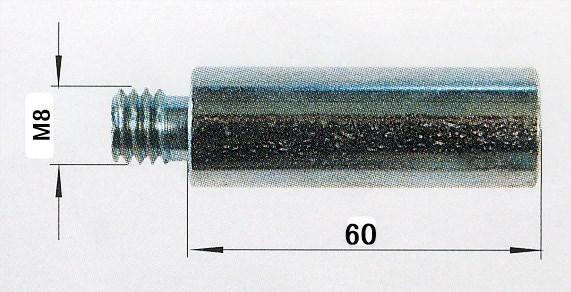 Afstandsstykke M8x60 til GF10/22 (588656)