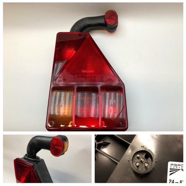 Baglygte Aspöck Earpoint 1 højre mark. lys 5-pol stik