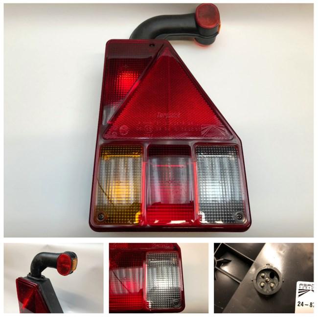 Baglygte Aspöck Earpoint 1 højre mark. og baklys 5-pol stik