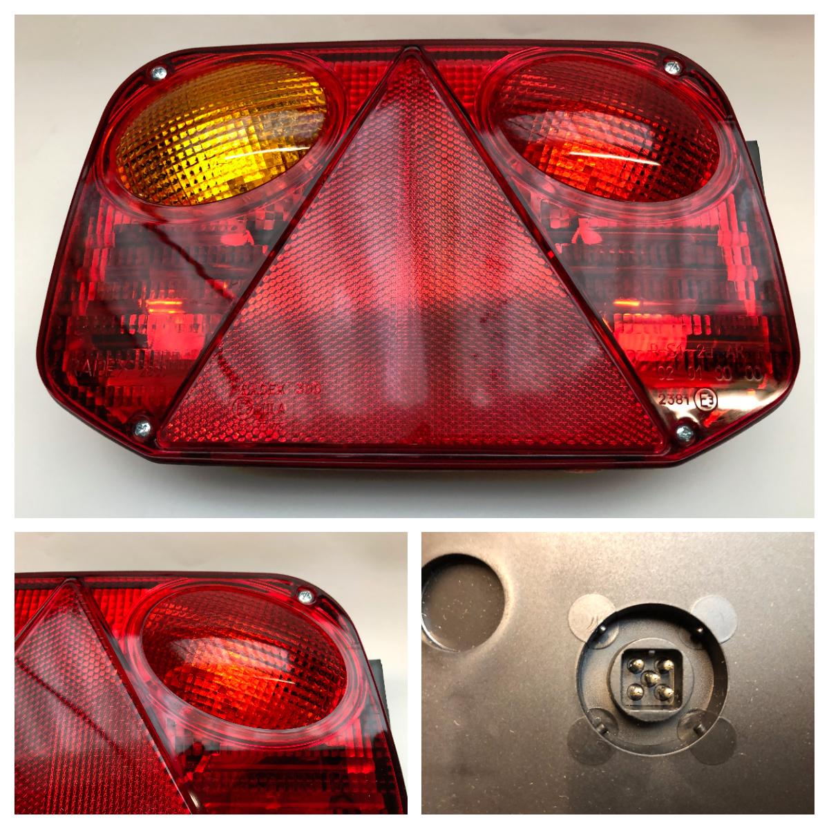 Baglygte Radex 2800/2 venstre 5-pol stik