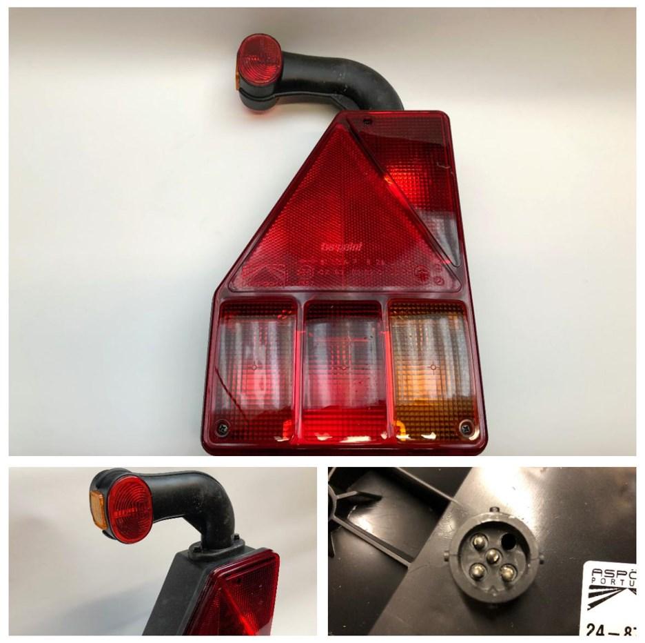 Baglygte Aspöck Earpoint 1 venstre mark. lys 5-pol stik