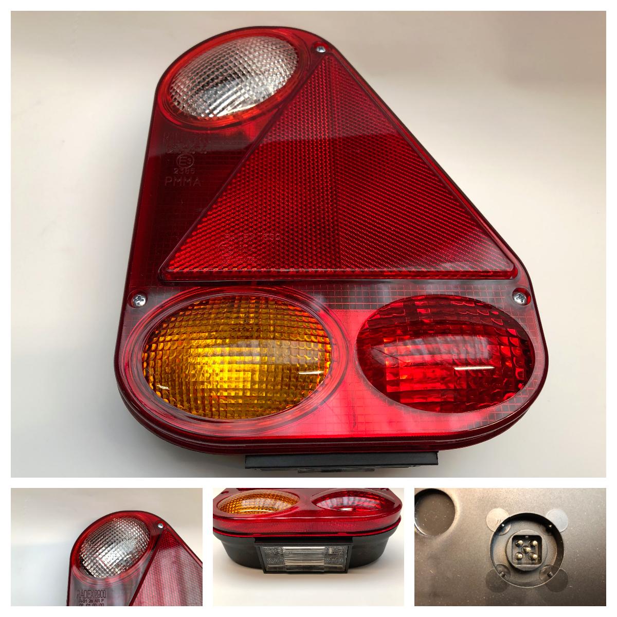 Baglygte Radex 2900/13 højre 5-pol stik