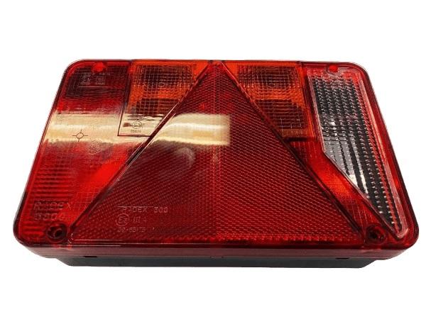 Baklykt Radex 5900/13 høyre nrpl. og ryggelys 5-pol stikk