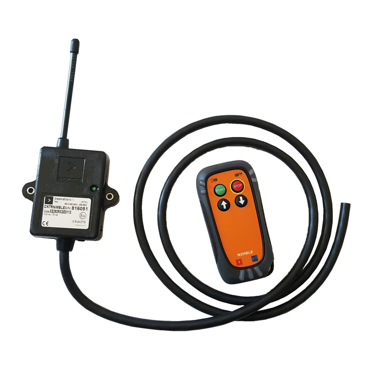 Fjernbetjening Nimble Kit 868TX 12V/24V, til alle vinsj, vanntett IP67