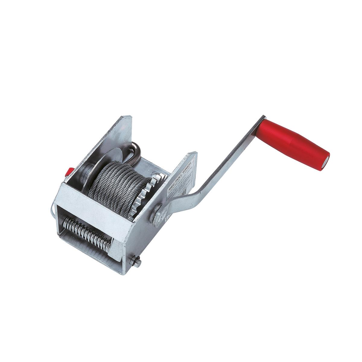 Trekkvinsj 0250Kg manuell AL-KO Basic 250 uten brems, med wire: Ø3,5mm x 6m