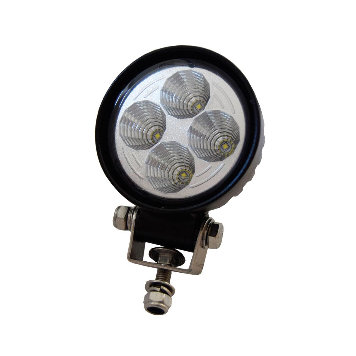 Arbejdslygte LED rund 9-32V 600 lumen