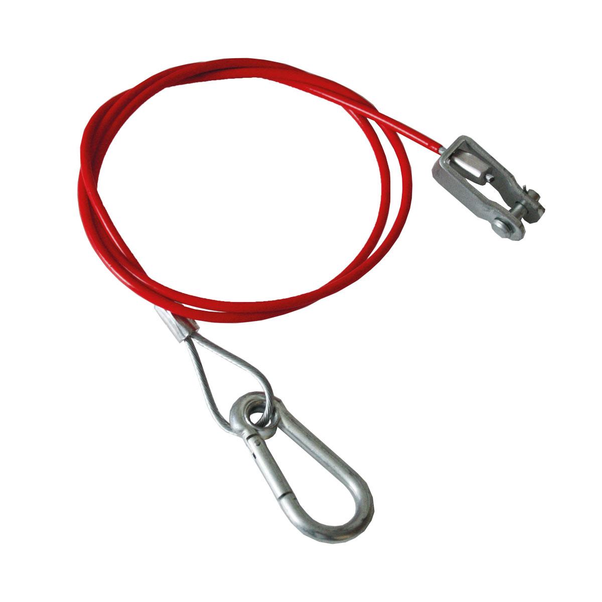 Sikkerhedswire med gaffel 1050mm