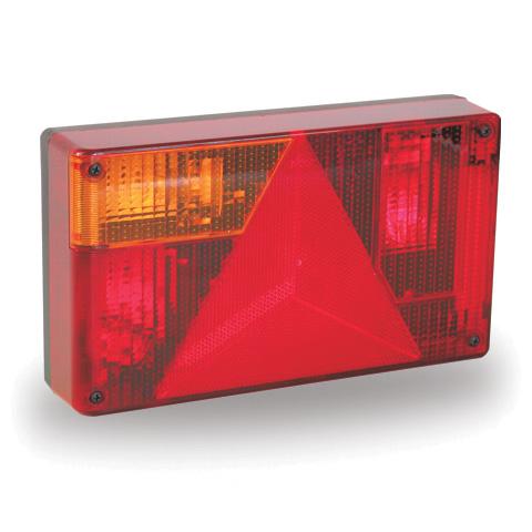 Baklykt Jokon 595 BBSKN 12V venstre nrpl. og tåkelys 5-pol stikk