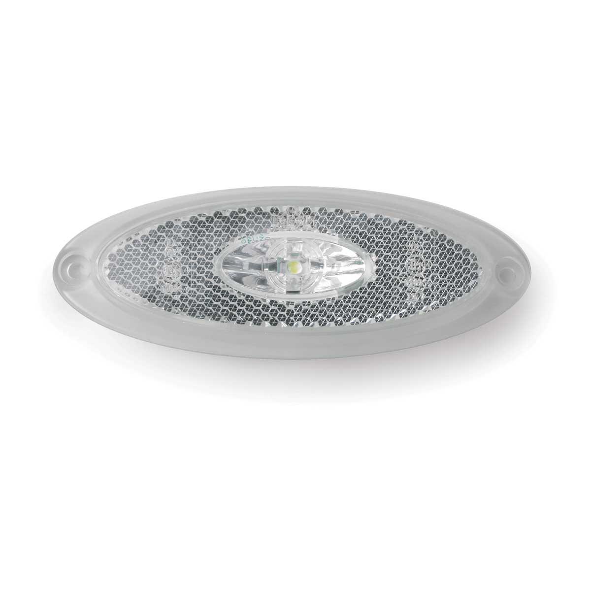 Markeringslygte LED hvid Jokon 2010 PLR C 12V 20cm kabel