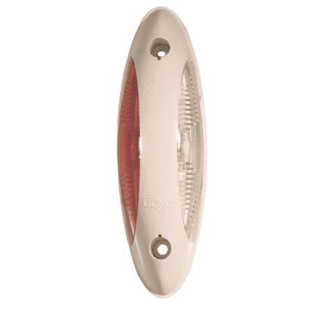 Markeringslygte LED hvid/rød Jokon 2011 SPL W 24V 0,5m kabel, hvid, Udgår