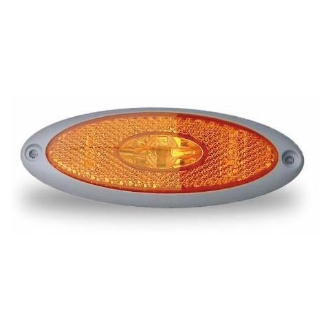 Markeringslygte LED gul Jokon 2010 SMLR G12V 20cm kabel, grå ramme