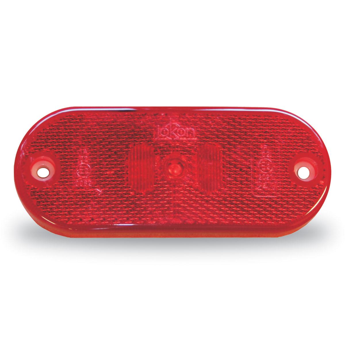 Markeringslygte LED rød Jokon 2002 SR 12V 10cm kabel