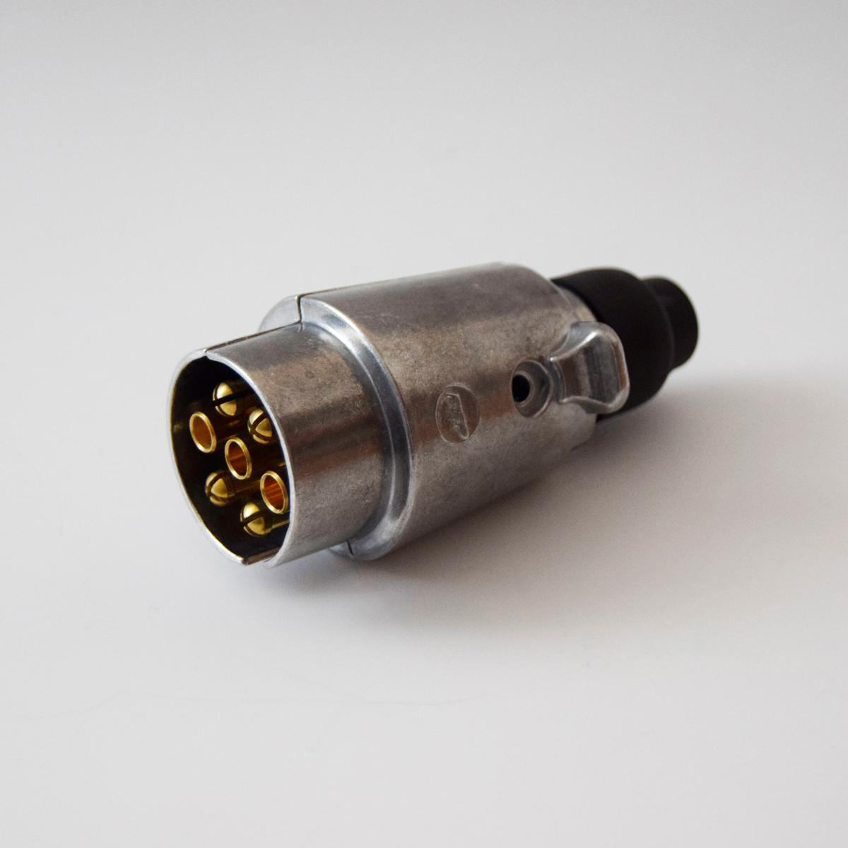 Stik 7-pol 12V metal, Udgår