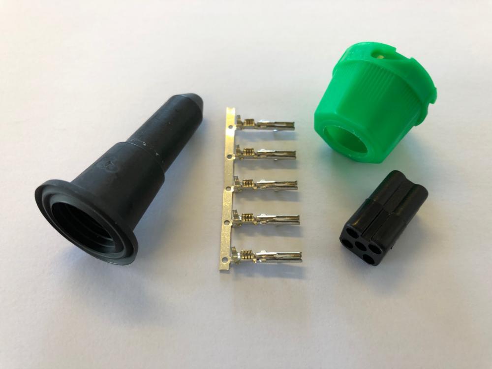 Stikk 5-pol AJ.BA grønn