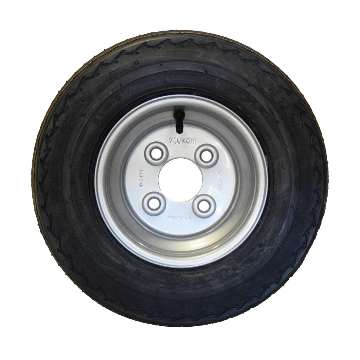 Hjul 16,5x6,50-8 TL M64 4 bolthull