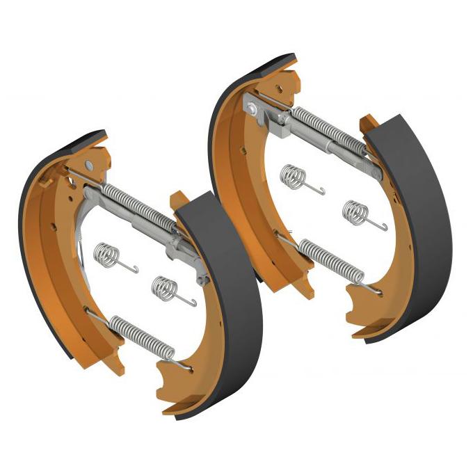 Bremsebakkesæt 250x40mm Knott 25-4303/ABS hydraulisk bremse original