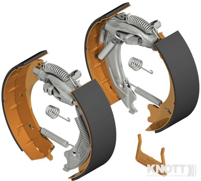 Ettermonteringssett 200x50mm Knott 20-2425/1ANS selvjusterende